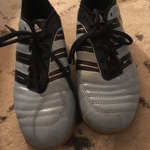 Lightly used indoor soccer shoes